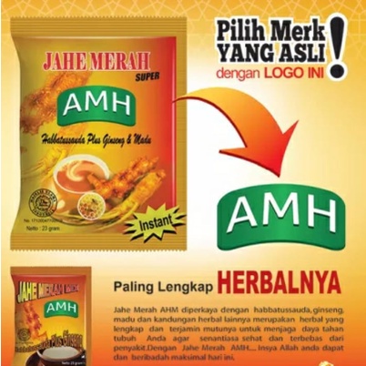 Jahe Merah Sachet 20 Gram