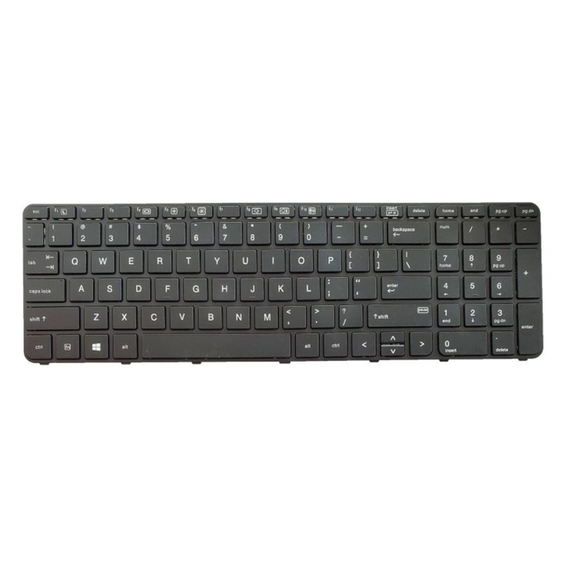 Backlit Keyboard btsg US Untuk HP Probook 650 G2- G3 655 G3 450 G3 455 G3 Dengan Frame