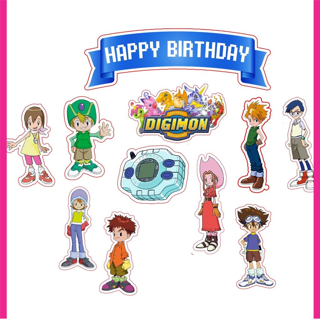 

BIGBAG TOPPER CAKE ULANG TAHUN / HIASAN KUE DIGIMON
