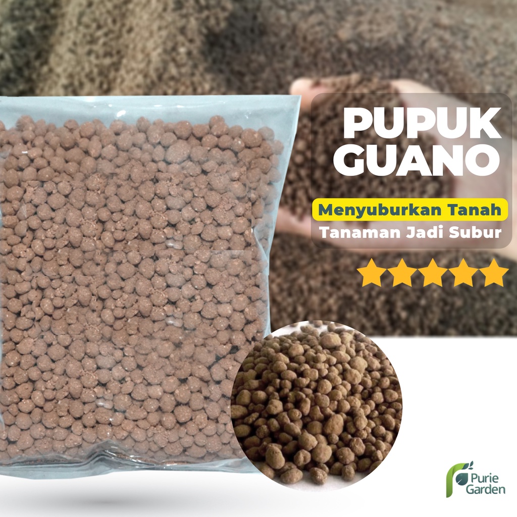 Pupuk Organik Guano Penyubur Tanah Tanaman 250gr PG KDR