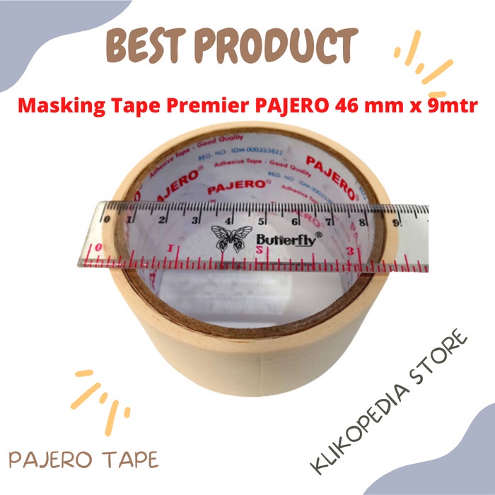 

Masking Tape PAJERO Premier / Isolasi Kertas 2" x 10 Yard