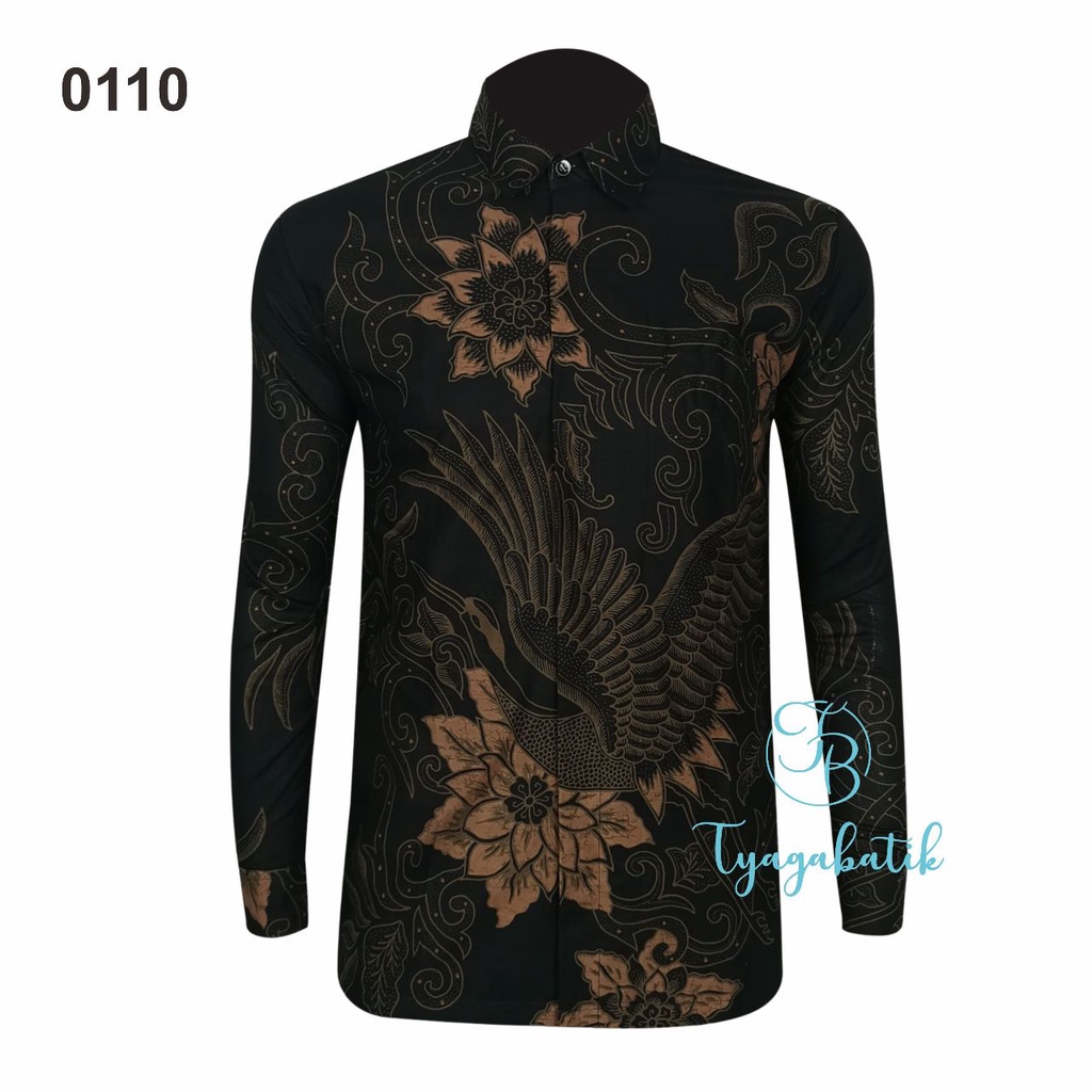 Kemeja Batik Slimfit Lapis Furing Premium 0110 Tyaga Batik