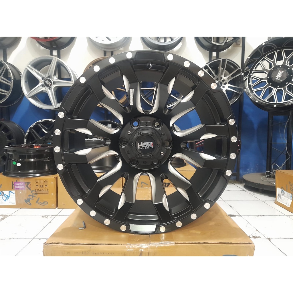 velg mobil mewah gahar r 18 velg pajero fortuner hsr burne pcd 6x139,7