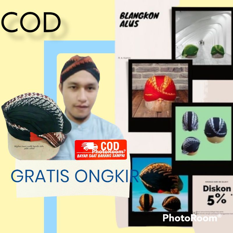 COD BLANGKON HALUS motif modang jahe /belangkon jawa / belangkon anak jogja /blangkon bayi /blangkon