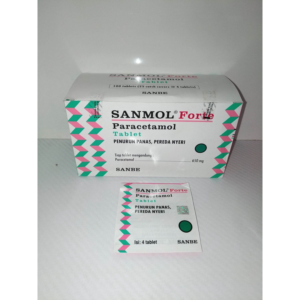 Jual Perstrip Sanmol Forte Tablet Shopee Indonesia