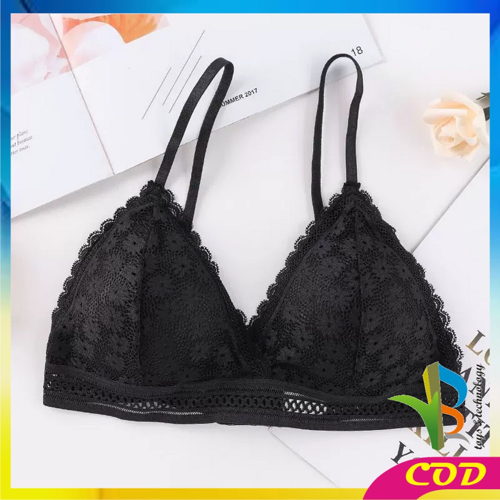 RB-P69 P70 Pakaian Dalam Wanita Bra Cup Segitiga Tanpa Kawat / BH Push Up Renda / Beha Wanita Sexy