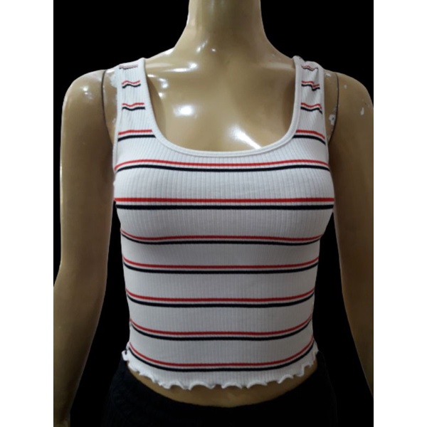 Tanktop Croptop Casual Branded Export Termurah