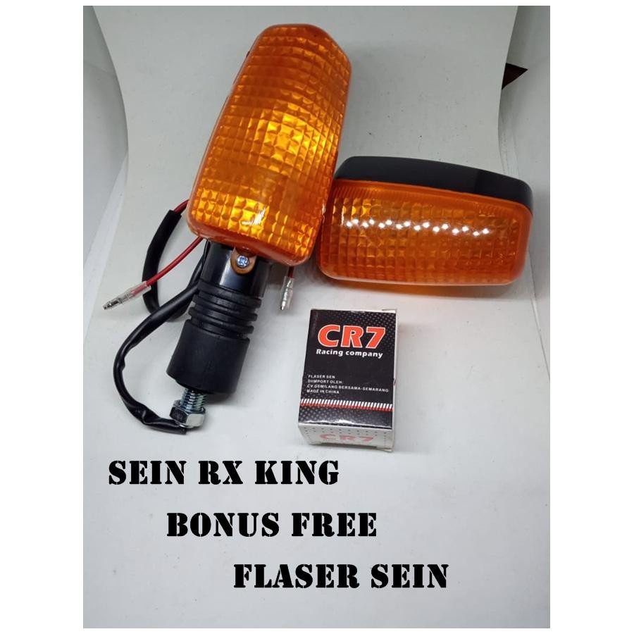 Sein set depan belakang RX KING + Flasher CR7 Relay Sen Led