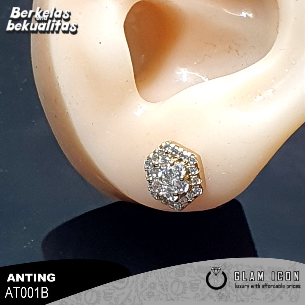 Anting Tusuk Mata Segi lima A0553 ATG