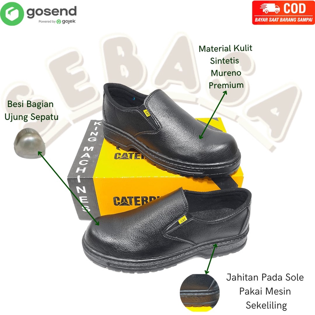 sepatu sefety sebasa pelindung sepatu kerja