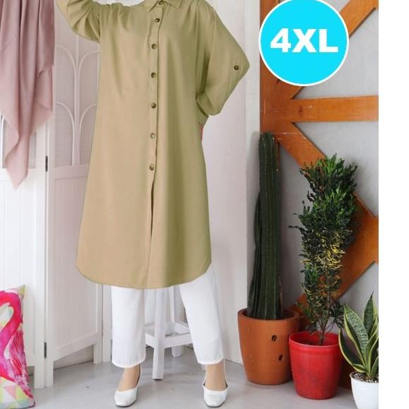 Baju Tunik Jumbo Murah Baju Atasan Tunik Jumbo Long Tunik Jumbo 223906 - Tortila