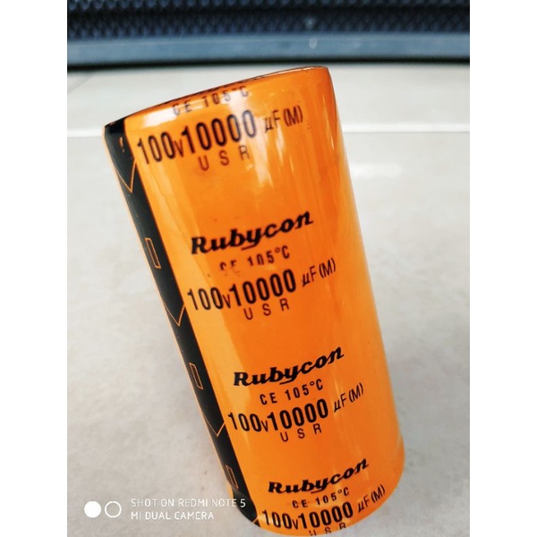 Elco Rubycon Orange 10.000 / 100v 10000uf 100v
