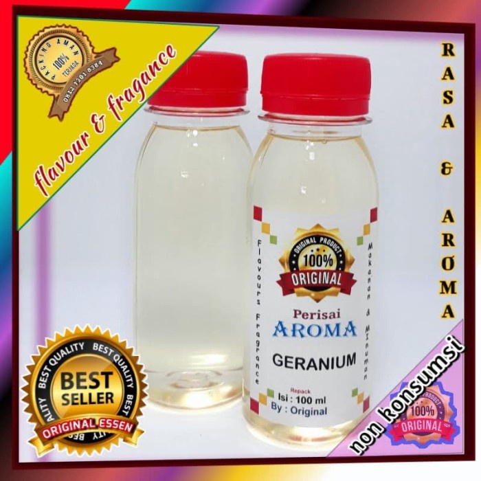 PROMO COD essen biang aroma GERANIUM . essence flavour.essen granium