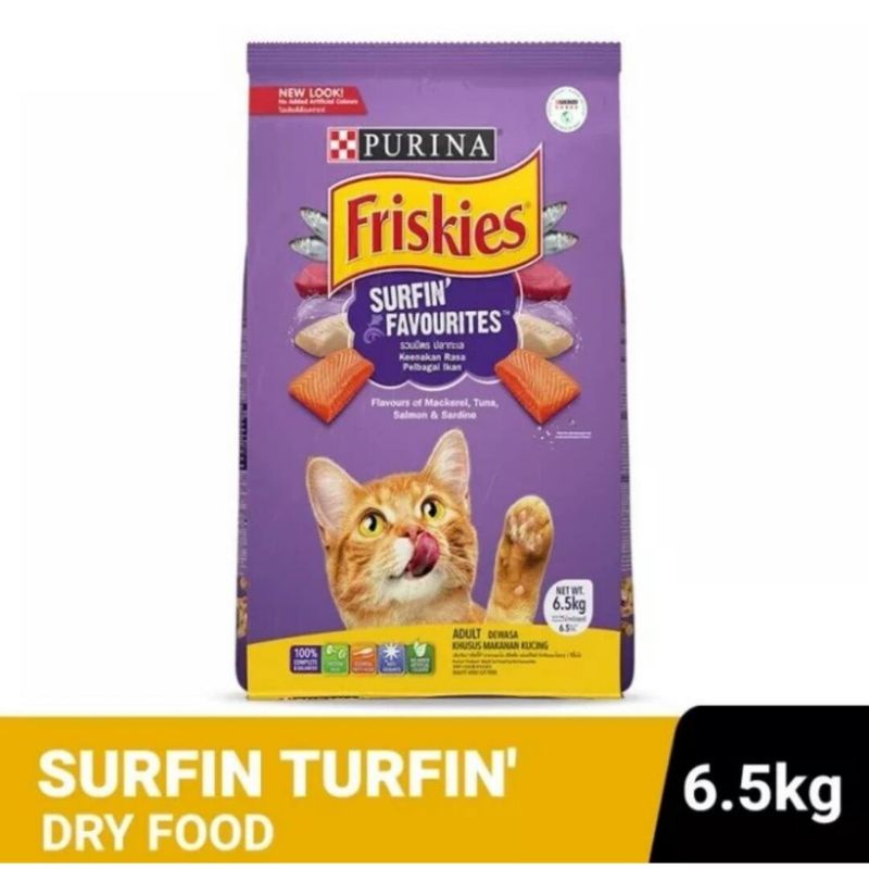 EKSPEDISI FRISKIES SURFIN FAVOURITES 6,5KG MAKANAN KUCING