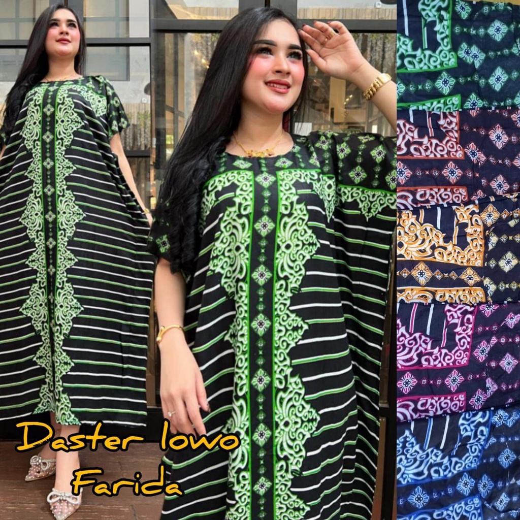 Daster Lowo Jumbo LD 130 Kalong Kelelawar Depan Baju Tidur Murah Pakaian Wanita Bahan Rayon Adem