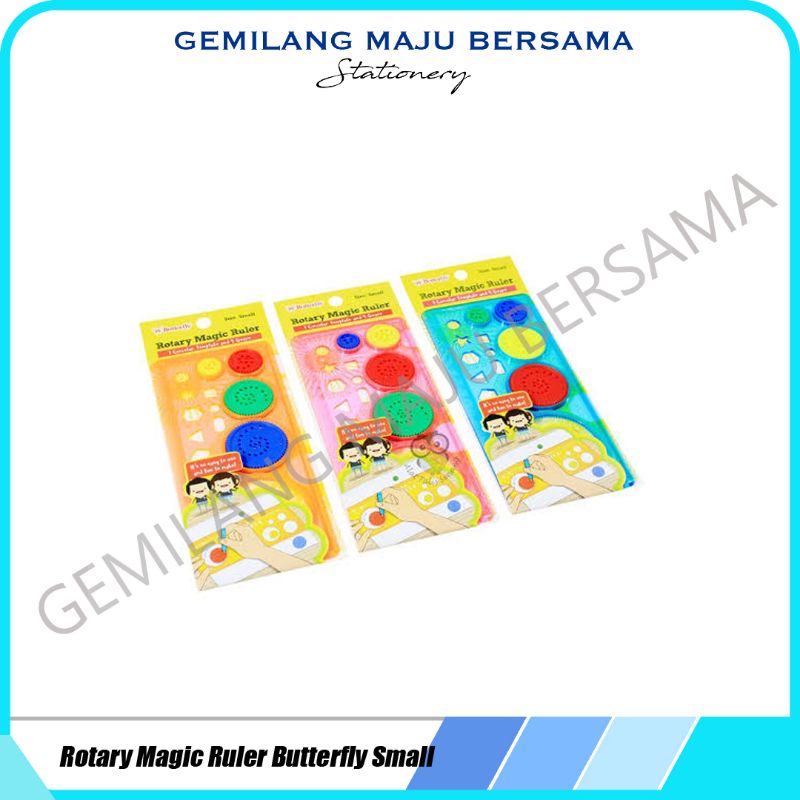 

Penggaris Butterfly Bentuk / Template / Rotary Ruler Kecil