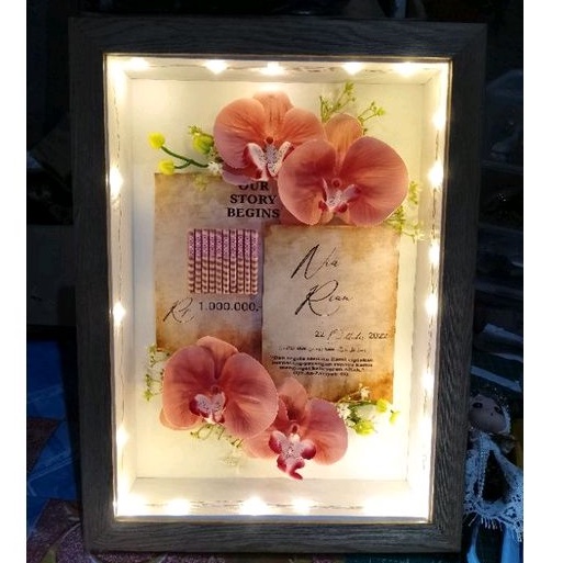 mahar rustic minimalis, MAHAR ANGGREK, MAHAR KEKINIAN