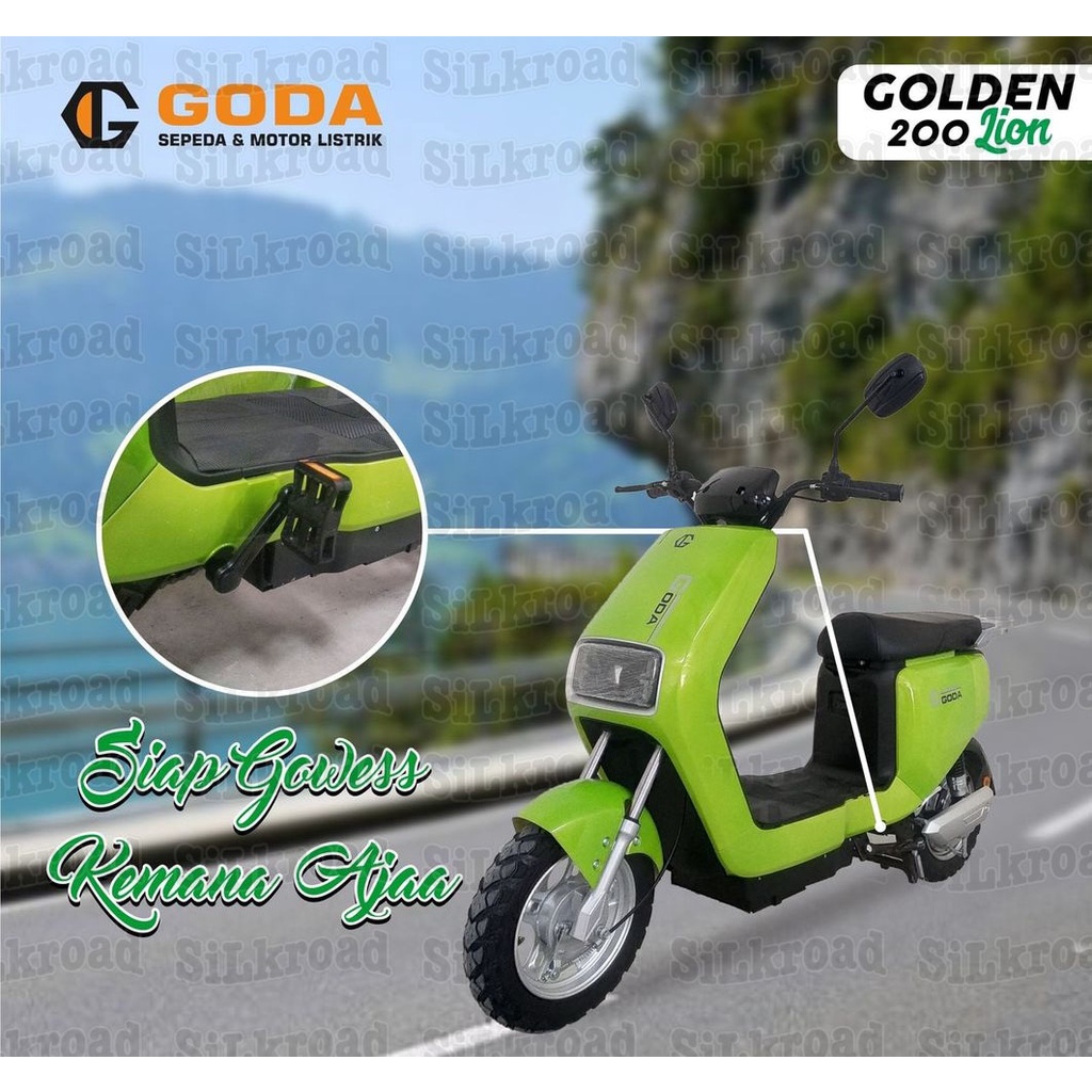 sepeda motor Listrik electric goda golden lion g200 Ready Stock