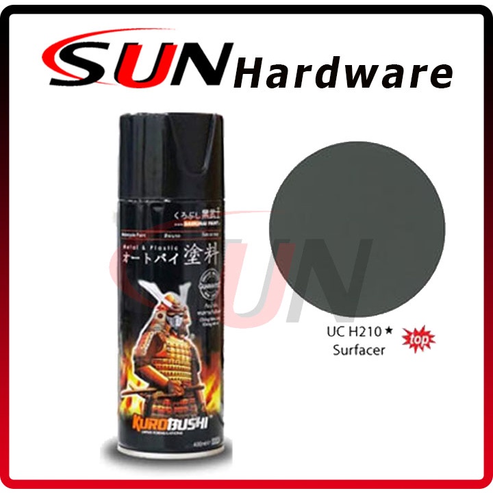 Pilox Samurai Kurobushi 400 Ml Uch210 Pilok Cat Dasar Epoxy Epoxi Surfacer