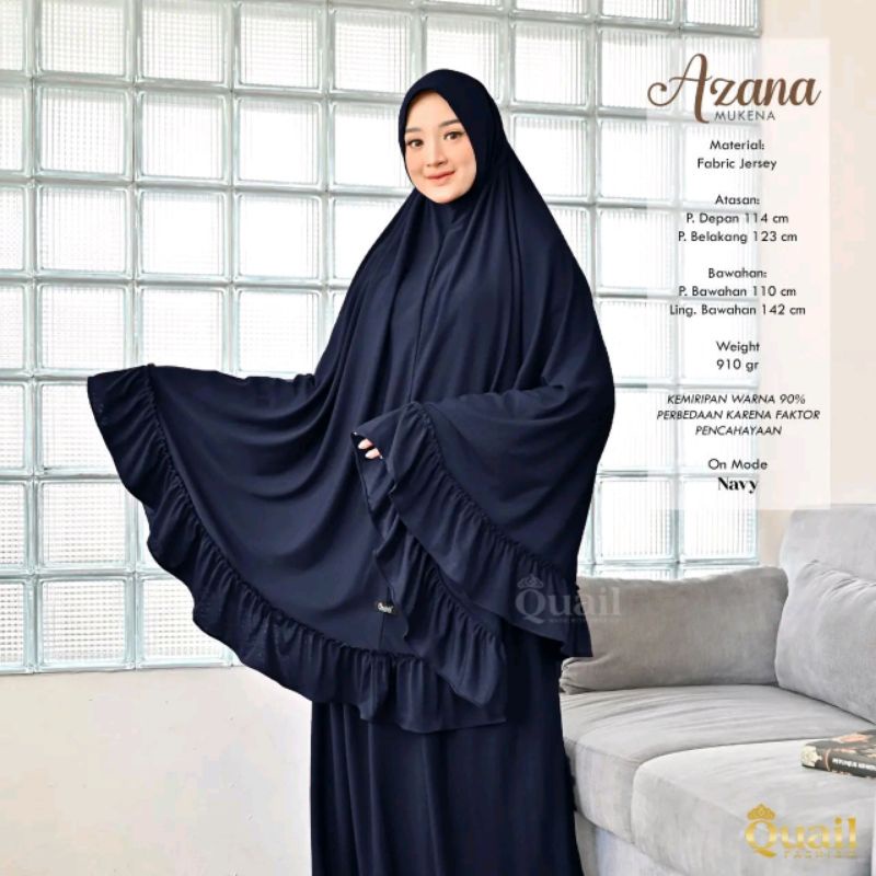 MUKENA QUAIL HIJAB AZANA
