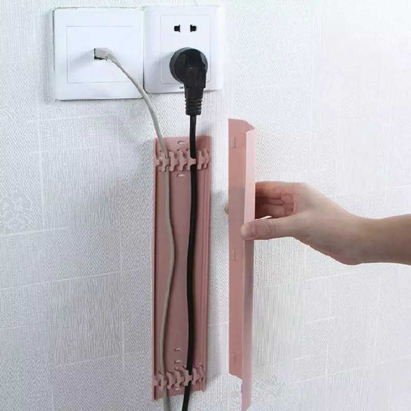 Cover Kabel Dinding Tempel Perapih Kabel isi 6 Lantai Cable Organizer Universal 479