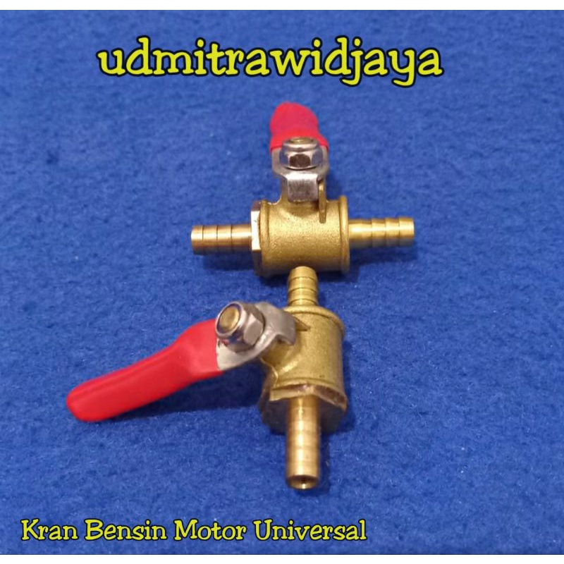 Kran Bensin motor universal Keran bensin semua motor all varian kran bensin kuningan 1/4 1/4&quot; inch stopkran bensin