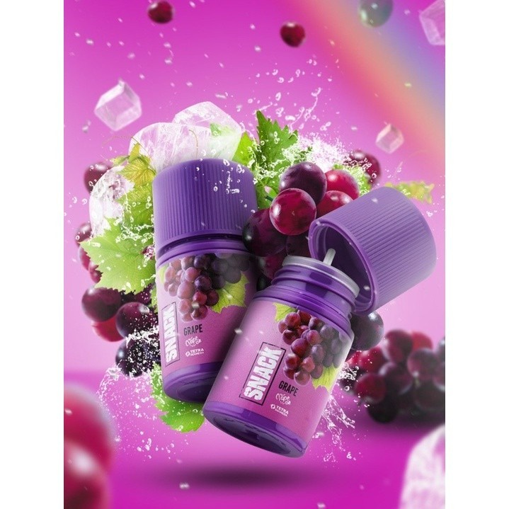 SNACK GRAPE FREEBASE 60ML NEW LIQUID SNACK GRAPE ORIGINAL LIQUID