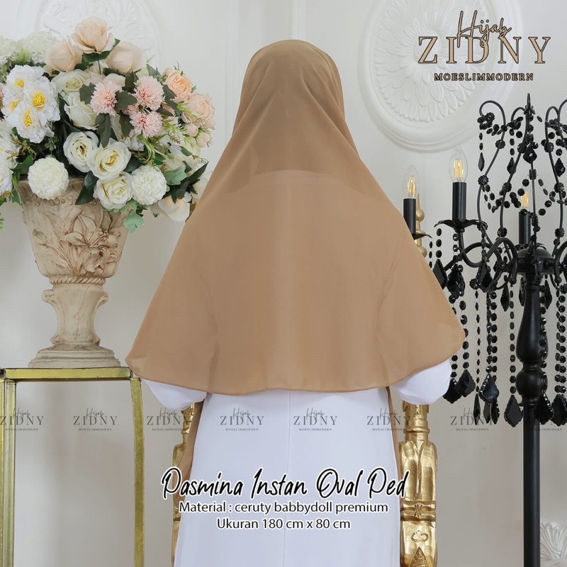 pashmina oval instan pet bahan ceruty babbydoll premium