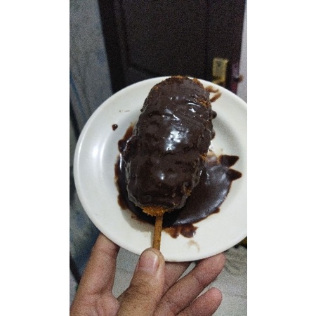 

corndog double coklat