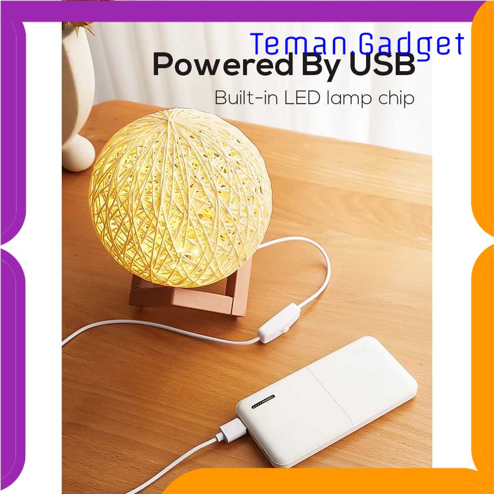 TG-LMP MShadow Lampu Tidur LED Dekorasi Bola Sepak Takraw 15 cm - XD090