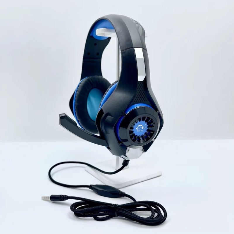 [FX-02 ] HEADPHONE MUSIC PRO GAMING FX-02 /HEADSET GAMING  COLOURS TYPE FX-02