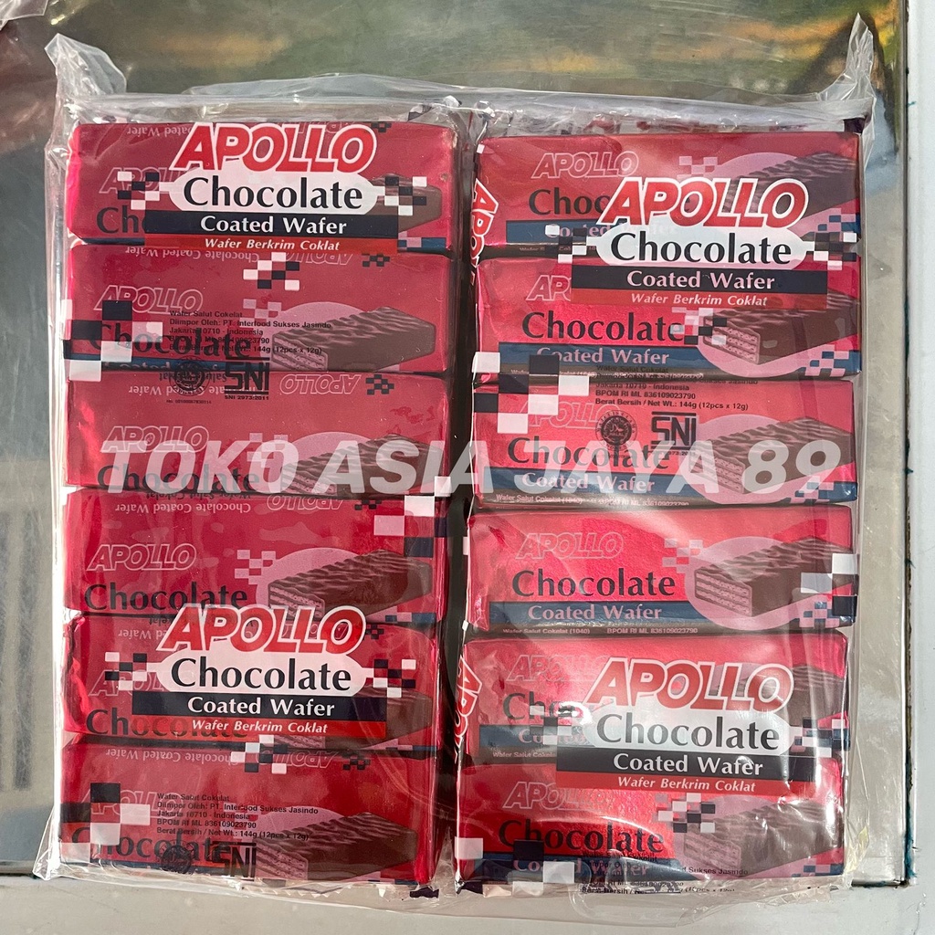 

Apollo wafer cream isi 12 pcs