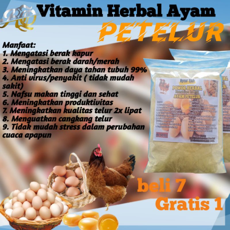 JAMU POWER HERBAL Minuman Herbal Ayam Petelur Jamu Ayam Petelur perangsang birahi ayam telur