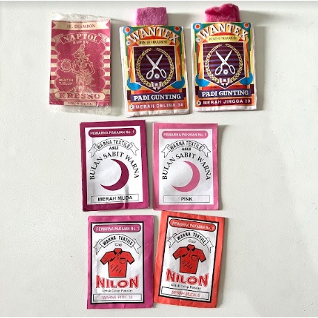 Wenter MERAH MUDA Pewarna Warna Warni GROSIR PRAKARYA Tie Dye Baju Sumbo Sumba Kain Cotton Satuan Ecer Jumputan Art Celup Wentek Serbuk Coloring Color Pink Merah Muda Pastel Jumput CrafT Crafting Kerajinan Jins Jeans Sepatu Jacket Sweater Bahan Seni Malng