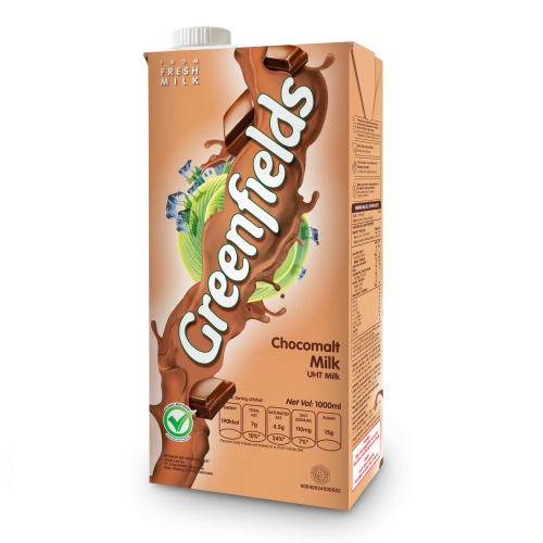 

Susu Greenfields Milk UHT Coklat Full Cream 1 Liter