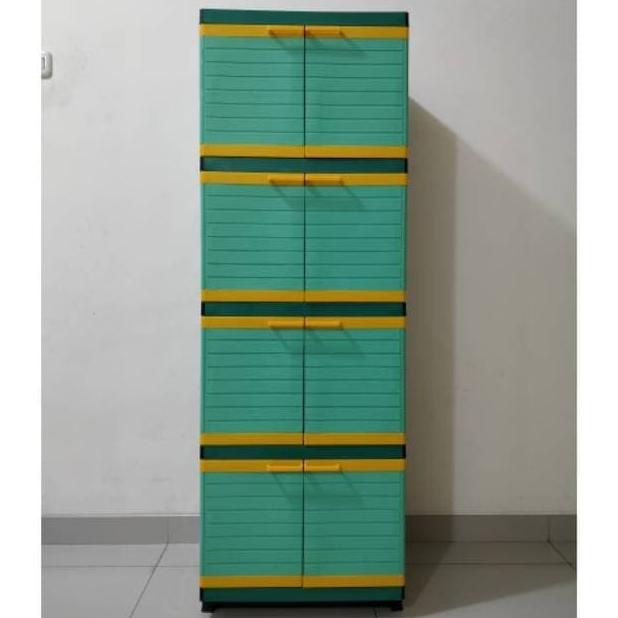 

lemari plastik 4 susun MINI CLUB stock ready