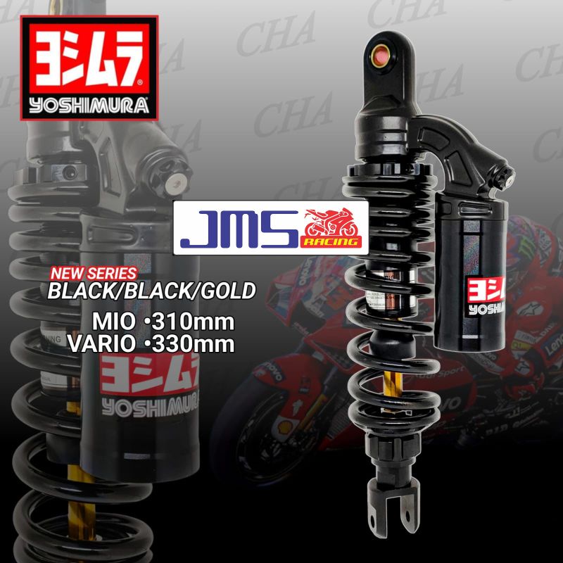 shock shockbreaker yoshimura model ktc racing evo 310/330mm Mio beat Vario 110 vario125/150 fazzio Mio M3 Xeon Lexi freego genio scoopy soul gt115/125 beat street xride spacy gear125