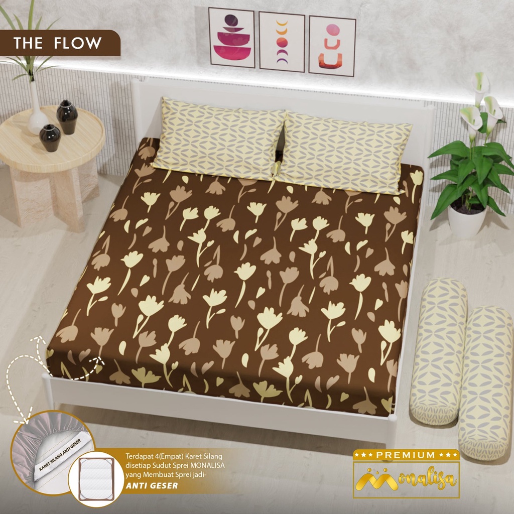 Monalisa Premium Sprei Uk 160/180 - The Flow