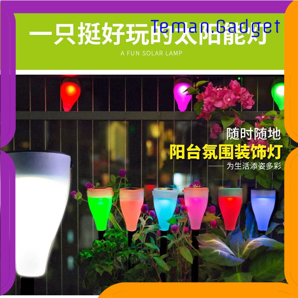 TG-LMP Pookin Lampu Taman Solar Panel Garden Decoration 7 Color 1 PCS - YL001