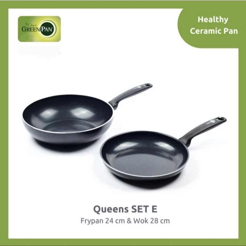 GreenPan Rio Healthy Ceramic Nonstick 16pc Cookware Set, Oxford Blue -  AliExpress