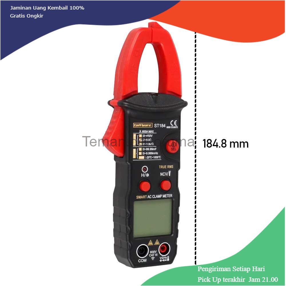 TD - PR2 Taffware ANENG Digital Multimeter Voltage Tester Clamp - ST184