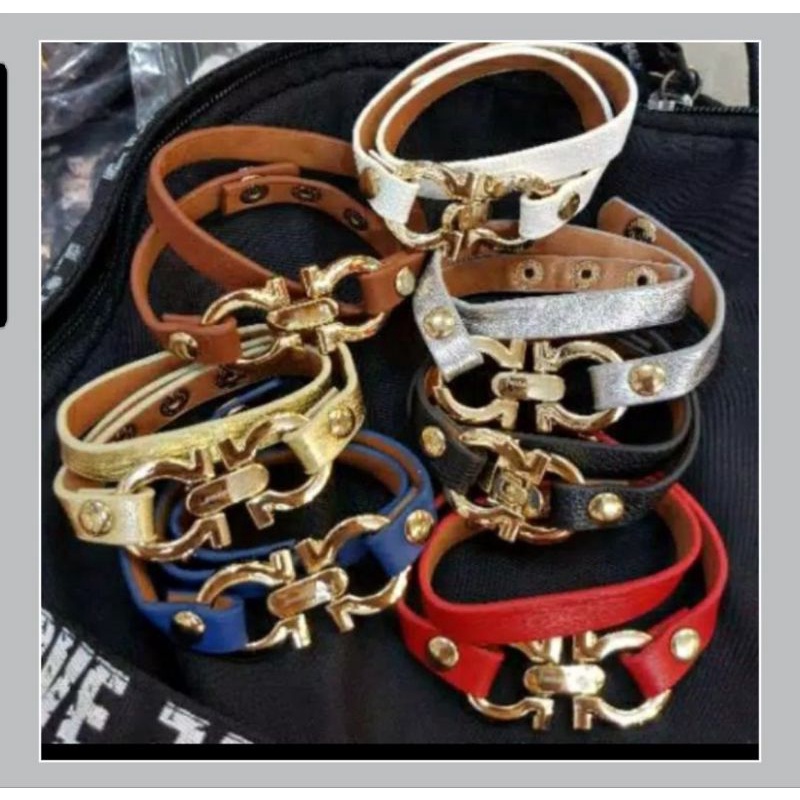 Gelang Kulit Branded Band F3RRA9AM0 Gelang kulit model lilit Premium  Quality Fashion import F992