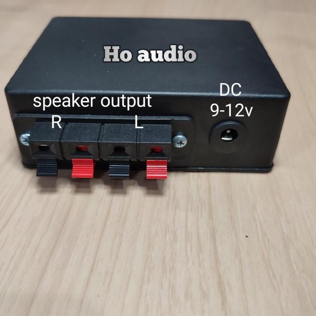 amplifier mini 12 volt stereo ampli mini 12v rakitan pam8610 pam 8610