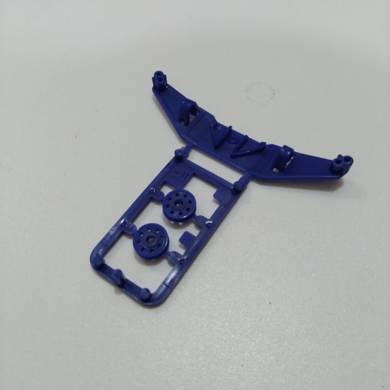 MINI 4WD ROLLER DAN SAYAP SUPER 1 AULDEY (TANPA KARET)