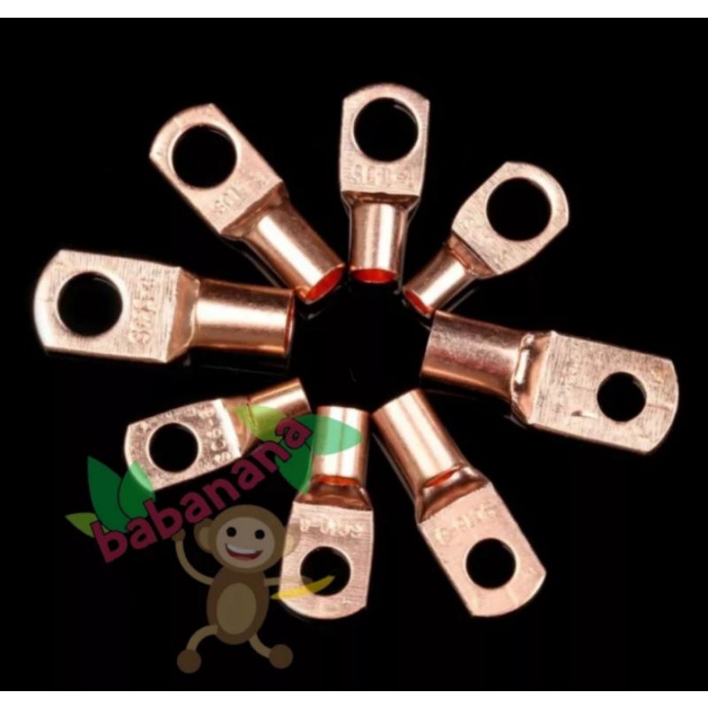 60pcs terminal crimping ring kepala skun kabel krimping connector