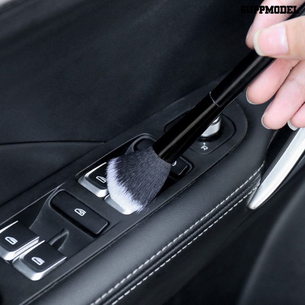 [SM] 2pcs/set Detailing Brush Sikat Penghilang Debu Ventilasi Ac Mobil Kepadatan Tinggi Ultra Lembut Untuk Mobil
