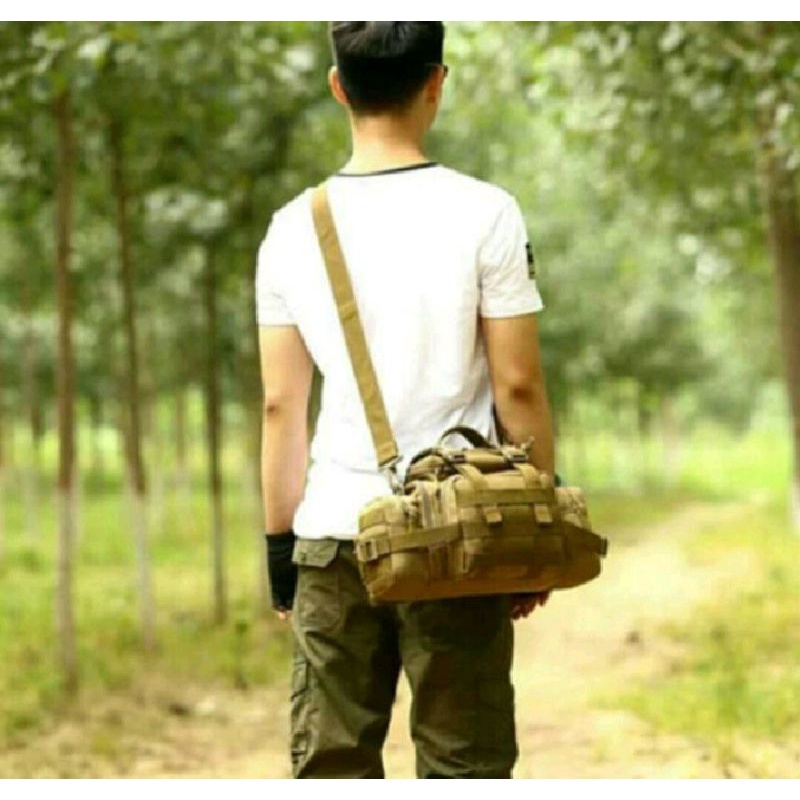 tas slempang army.tas pinggang army tactical