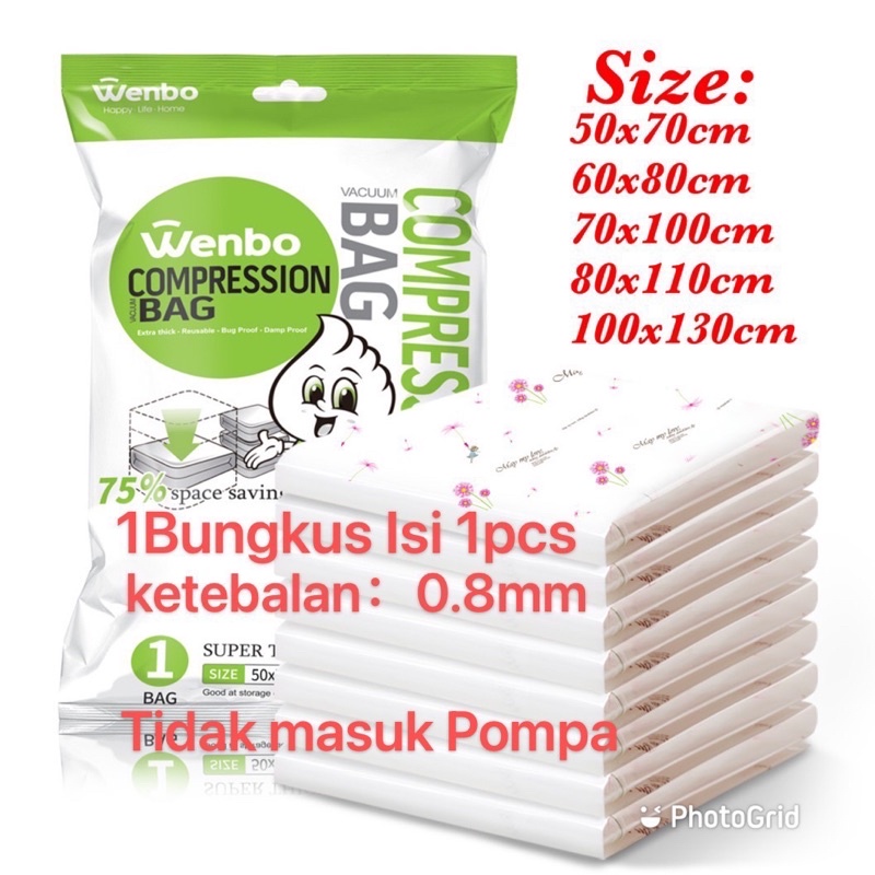 Vacuum Bag &amp; Vakum Bag Plastik &amp; Pompa Elektrik &amp; Pompa Manual