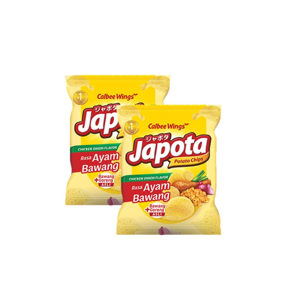 

Japota Potato Chips Rasa Ayam Bawang 2 x 68 gr