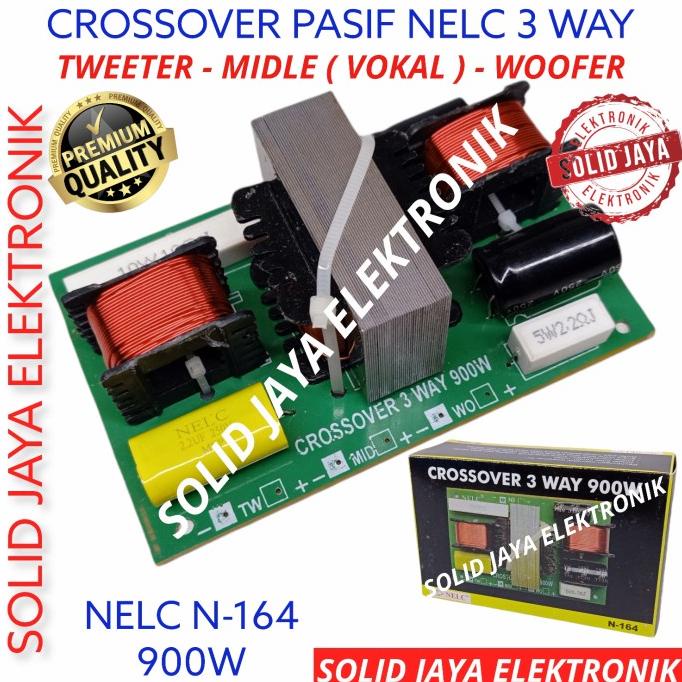 CROSSOVER 3 WAY 900W NELC N-164 CROSSOVER PASIF 3 WAY 900 WATT NELC